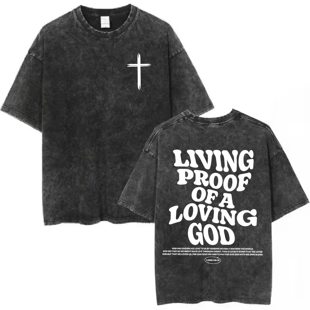 Salvation Jesus Paid It All Vintage Washed T Shirts Christian Bible Verse T-shirts Men Women Fashion Oversized Cotton Tshirts