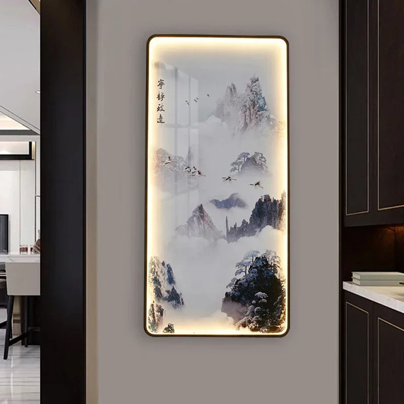 VIOLET Modern Picture Wall Light LED Chinese Creative Simple Mural Sconce Lamp For Home Living Room Study Corridor Decor