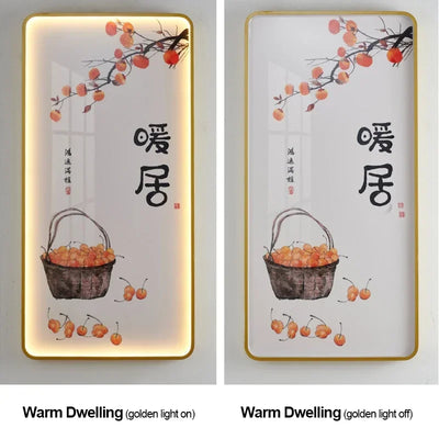 VIOLET Modern Picture Wall Light LED Chinese Creative Simple Mural Sconce Lamp For Home Living Room Study Corridor Decor