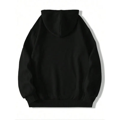 2025 new  Men's Hooded Sweater, Plus Velvet To Keep Warm, Sports Hoodie With Pocket, Suitable For Spring And Autumn Wear