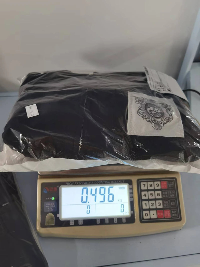 Juspinice Korean Fashion New Printed Hoodie Short Hoodie 2025 New Versatile Zipper Cardigan Jacket Male Clothing