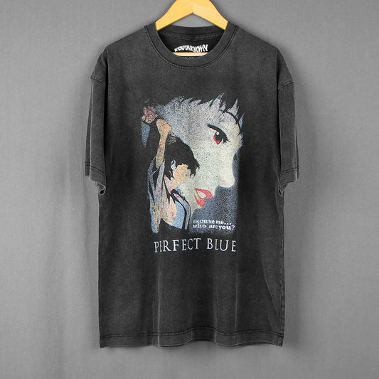 Perfect Blue T-Shirt Japanese Anime Satoshi Kon Paprika Millennium Actress Tokyo Godfathers Men's Women Short Sleeves Shirt