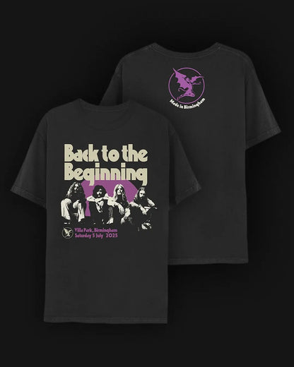 Black Sabbath and Ozzy Osbourne Back To The Beginning Merch Event Tee with Lineup Two Sided T-Shirt Ins Y2k New Brand New Style