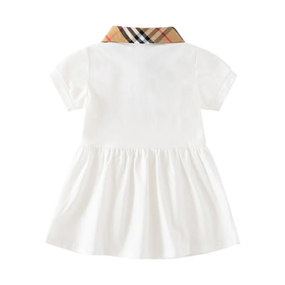 Baby Girl Princess Dress Cotton Baby Girl Dress Plaid Pattern Summer Newborn Clothes Baby Dress Party Birthday Baptism Dress