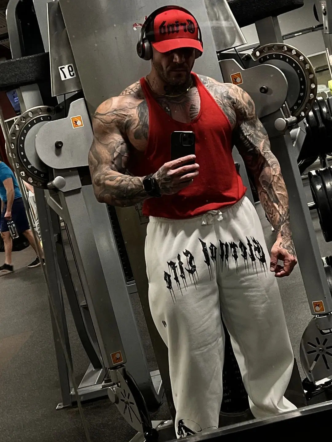 2024 New Spring Men's Sweatpants Europe and The United States Long Sports Leisure Fitness Training Pants gym Man pants