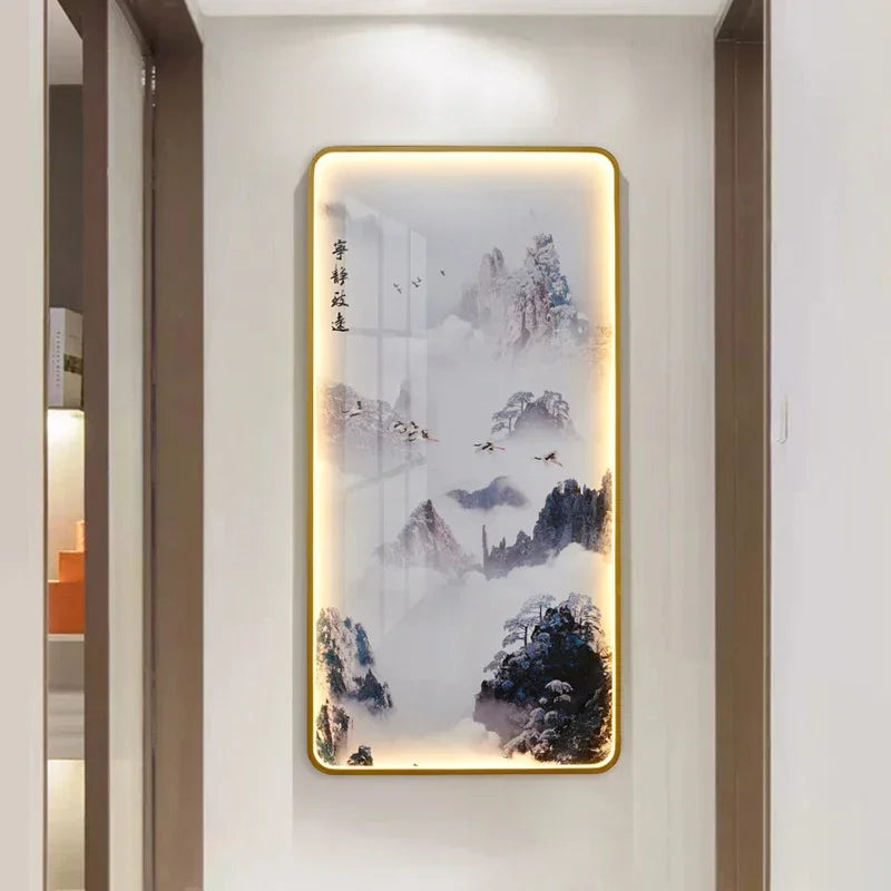 VIOLET Modern Picture Wall Light LED Chinese Creative Simple Mural Sconce Lamp For Home Living Room Study Corridor Decor