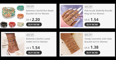 4Pcs New Tassel Charm Beads Bracelet Set For Women Colorful Glass Beaded Chain Bangle Men Bohemian Jewelry