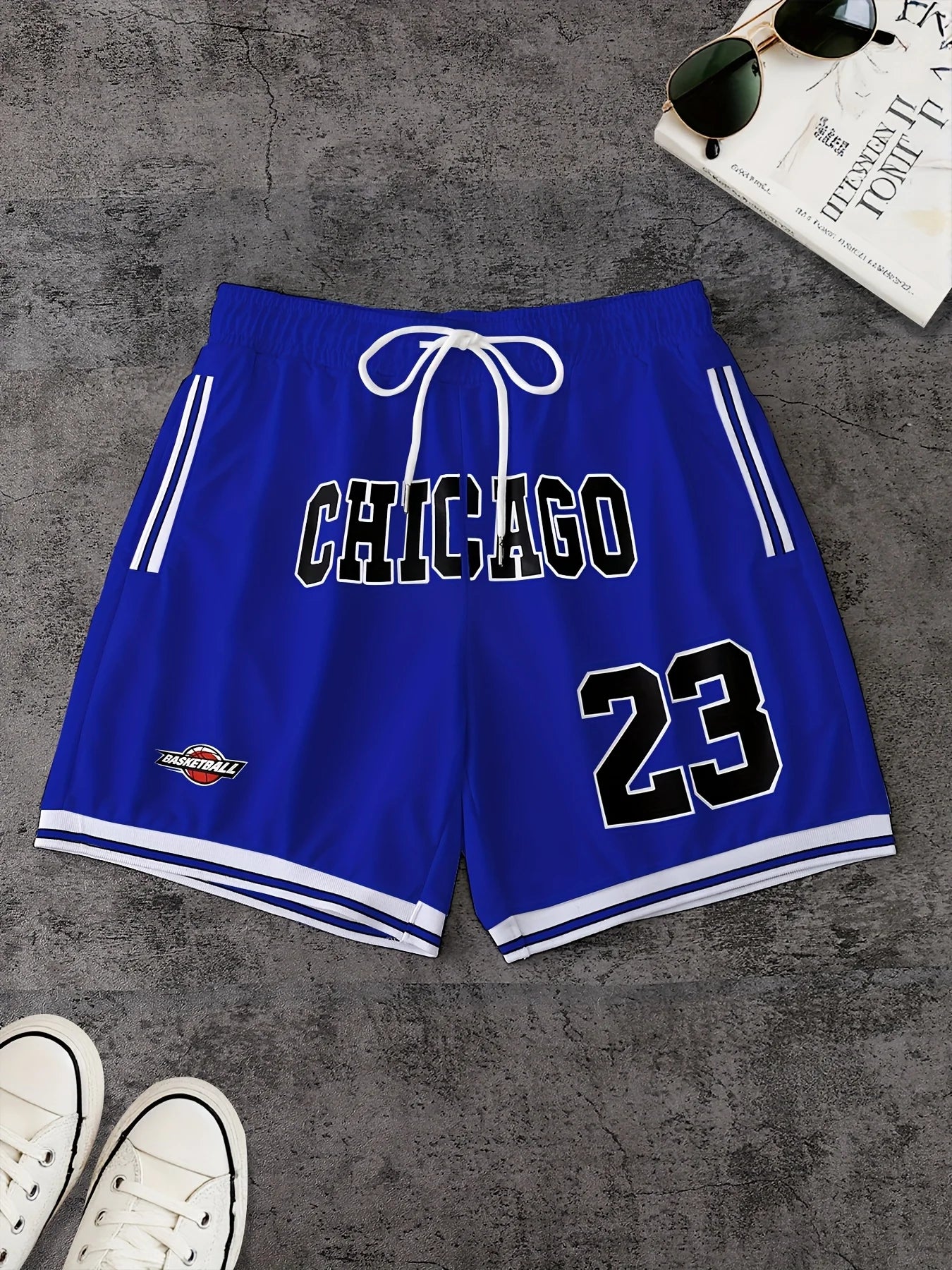 The 2025 summer new pattern 3D letter printed men's shorts are casual, fashionable, soft, comfortable and lightweight