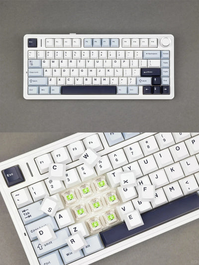 AULA F75 2.4G Wireless/Bluetooth/Wired Gaming Mechanical Keyboard RGB Customized 75% Layout OEM Profile Gasket Structure