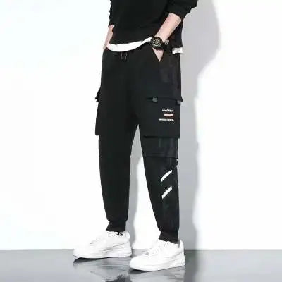 Multi Pocket Drawstring Cargo Pants, Men's Casual Cargo Pants For Summer Autumn Outdoor
