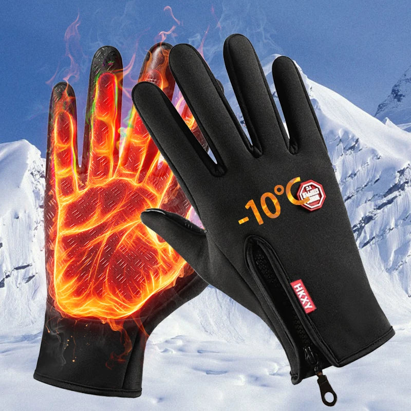 Winter Gloves for Men Women Touchscreen Warm Outdoor Cycling Driving Motorcycle Cold Gloves