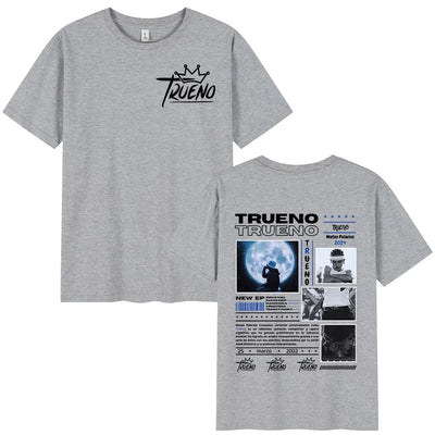 Rapper Trueno Album Tour Merch T-shirt Men Women Clothes Fashion Short Sleeve Tee Shirt Streetwear Cotton Loose T-shirts Unisex