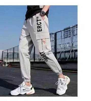 Multi Pocket Drawstring Cargo Pants, Men's Casual Cargo Pants For Summer Autumn Outdoor