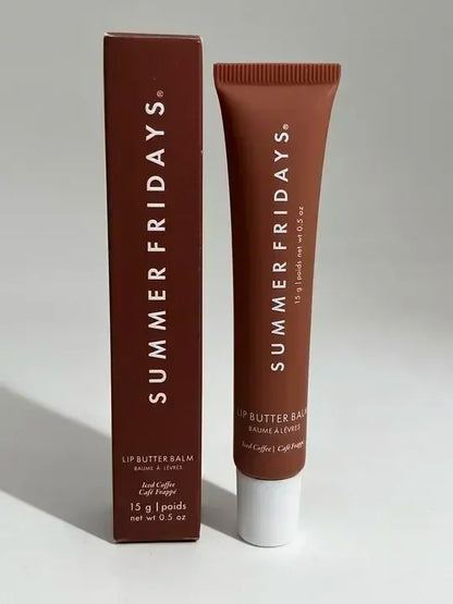 Summer Fridays Lip Balm Moisturizing Mirror Lip Gloss Lip Vanilla Pink Sugar Coffee Cake Smell Lipstick Transparent Oil Makeup