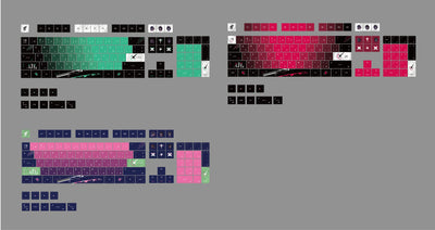 Yuki  Anime Pudding Keycap 120Keys Transparent PBT Thermal Sublimation ASA Profile Keycaps for Mechanical Keyboard Accessories