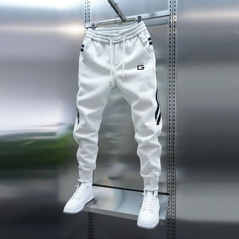 2024 Spring Men's Pants Korean Fashion Men Clothing Joggers Pants Casual Streetwear Male Trousers Elastic Waist Men Sweatpants