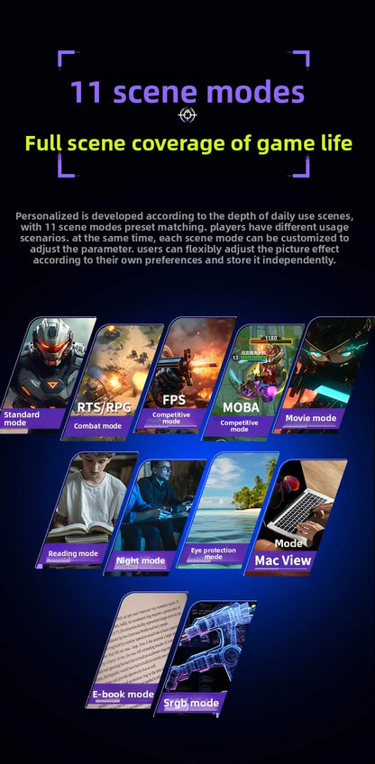 TITAN ARMY 24.5 inch Fast IPS Gaming Monitor 260Hz Hardware Low Blue Light HDR Wide Color Gamut Native 240Hz Display