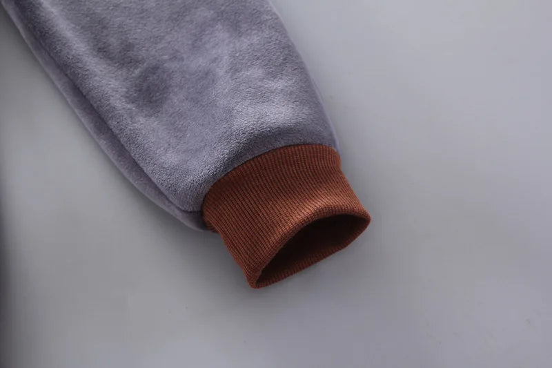 3PCS Winter Autumn Toddler Baby Boys Girls Clothes Baby Sweaters Coat +Pants +Hooded Vest Outfit Set Infant Warm Clothing Suits