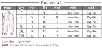 Harajuku hip-hop pants Printed Pattern Slim Men Y2K Gothic Leisure Fashion Sports Street Wear Couple Sweatpants