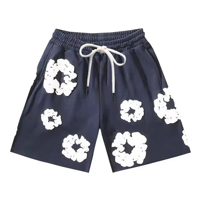 2025 Summer New American Flower Printed Men Women Board Shorts Quick Dry Beach Swiming Shorts Hip Hop Short Pants Beach Clothes