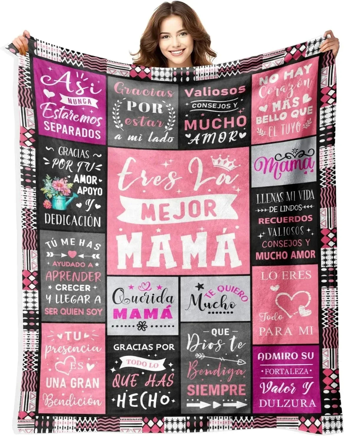 1PC Gift To Dad Thin Blanket for Father's day Anniversary Birthday Mother's Day for Mom Wife Sister Grandma Abuela Soft Throw