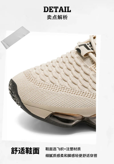 Luxury Men's Sneakers Casual Breathable Trainer Race Fashion Loafers Running Shoes for Male Tenis