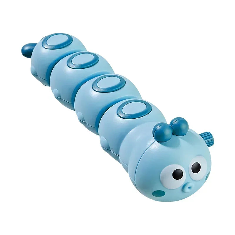 Cartoon Clockwork Caterpillar Crawling Toys Parent Child Interactive Cute Animal Baby Wind Up Toy for Kids Funny Gift