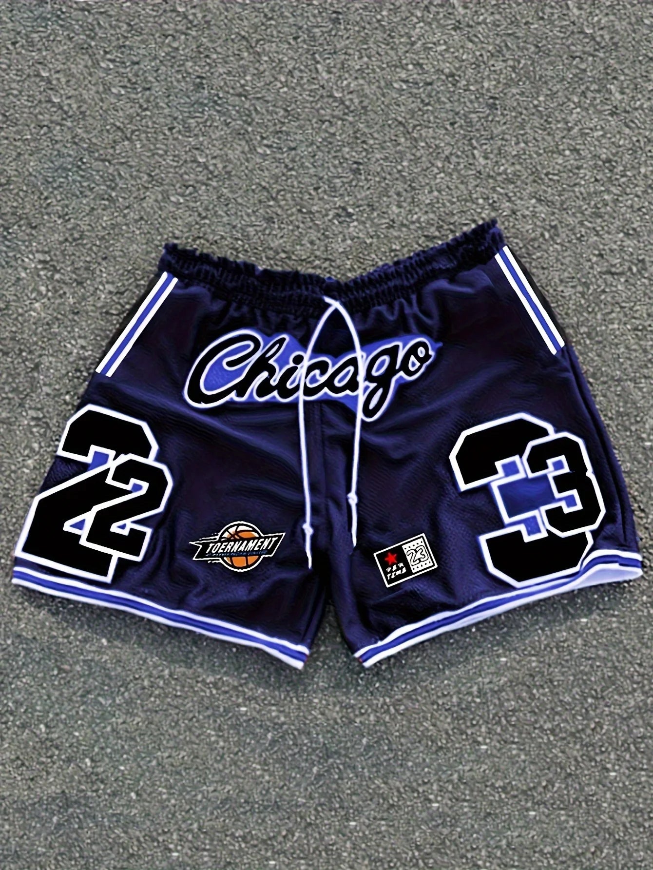 2025 New Men's Fashion Printed Shorts Light Luxury Street Hip Hop Daily Breathable Trend Premium