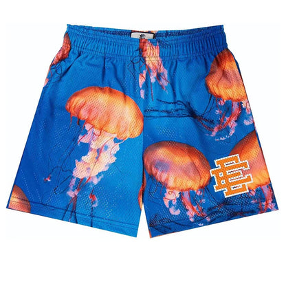 New men's summer Eric Emanuel brand shorts, basketball and football sports shorts, breathable mesh casual shorts ee2