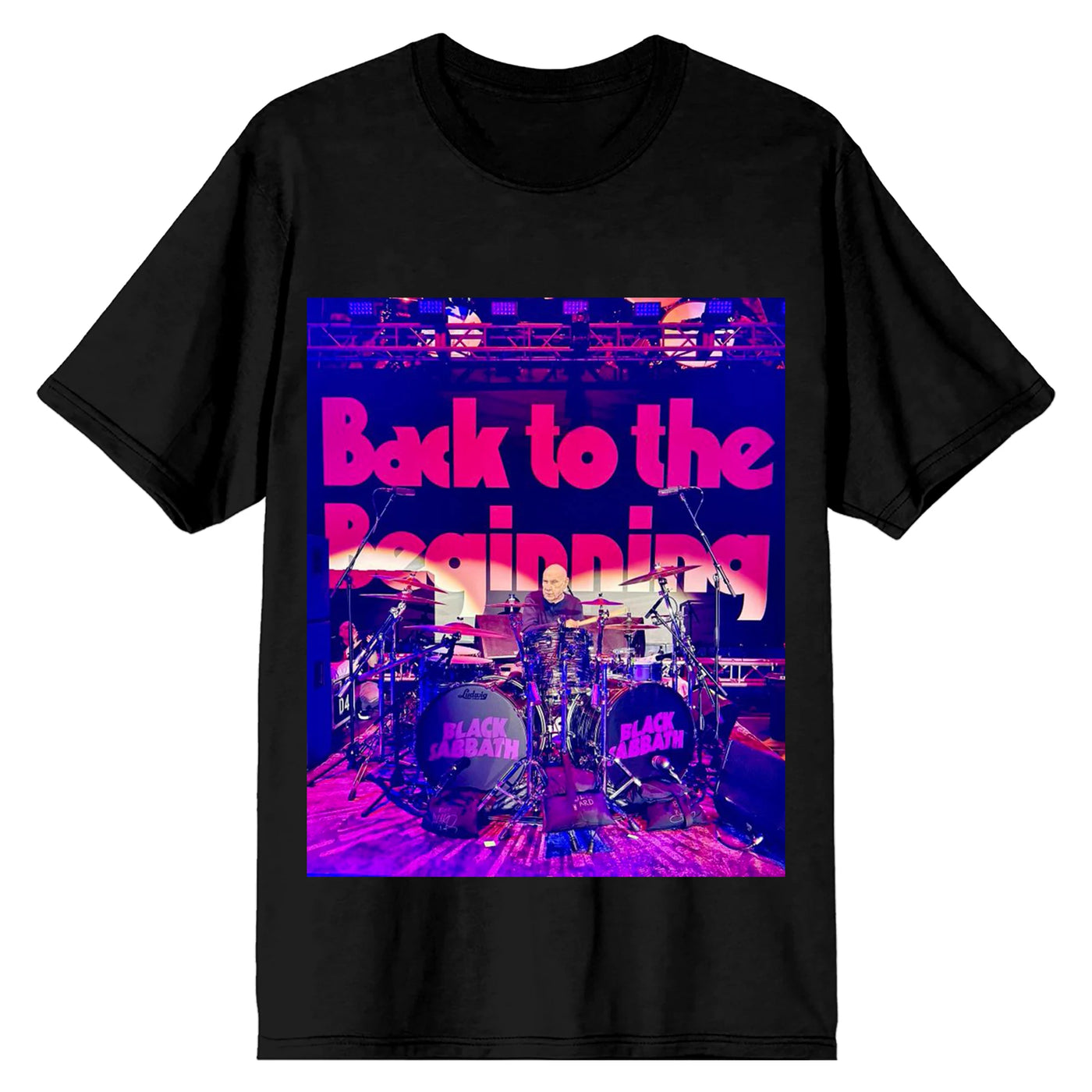 Black Sabbath and Ozzy Osbourne Back To The Beginning Merch Event Tee with Lineup Two Sided T-Shirt Ins Y2k New Brand New Style