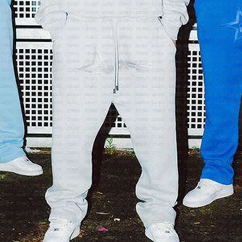 NOFS Letter Embroidery Fashion Brand Loose Oversized Hoodie Y2K Hip-Hop Streetwear women Pullovers Casual Top Pants Sportswear