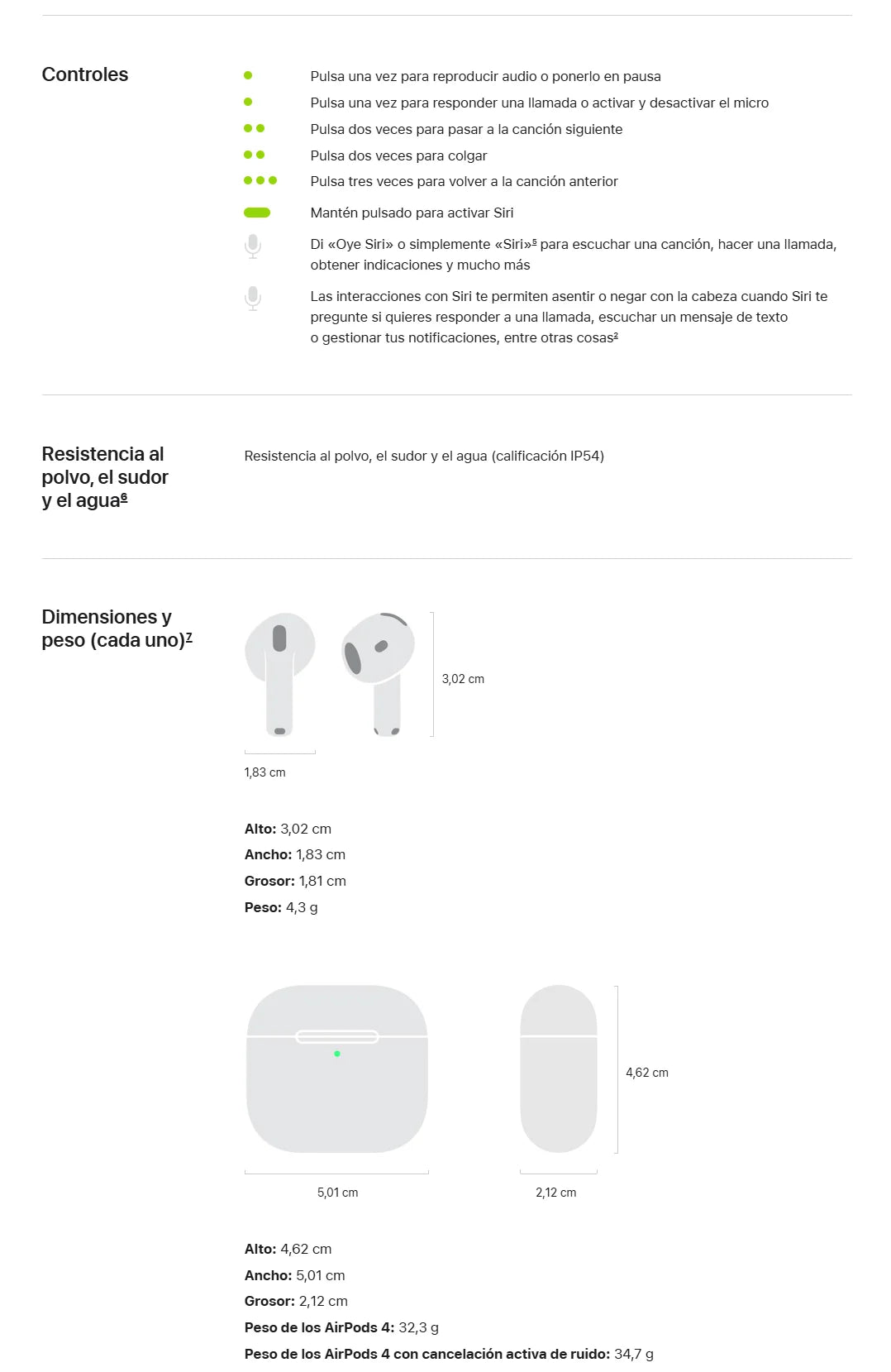 For Apple AirPods 4 (supports active noise cancellation) equipped with MagSafe charging case (USB-C), fourth generation Bluetooh