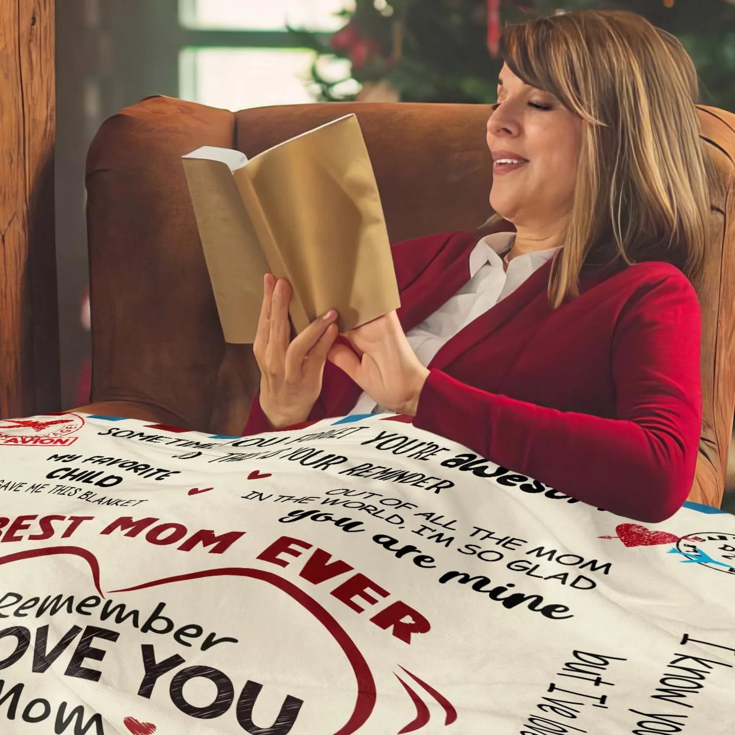 Gifts from Daughter Son for Mother's Day Birthday Mom Gifts Anniversary Unique Gifts for Mom Super Soft Flannel Throw Blankets