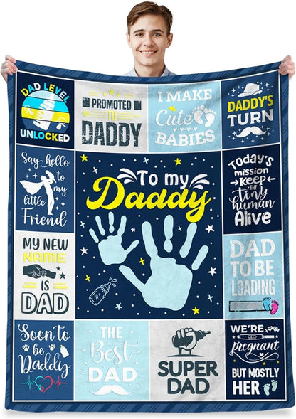 1PC Gift To Mom Thin Blanket for Anniversary Birthday Mothers Day Fathers day for Mom Dad Wife Sister Grandma Abuela Soft Throw