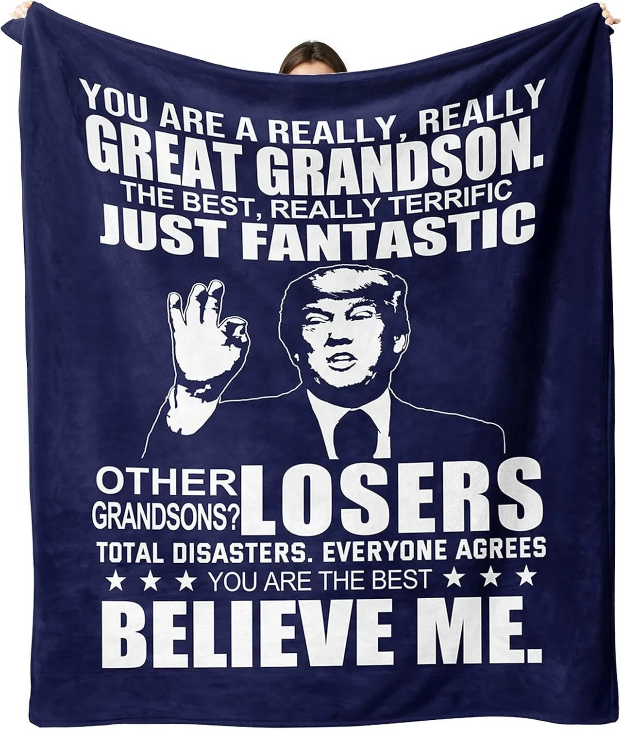 1PC Gift To Dad Thin Blanket for Father's day Anniversary Birthday Mother's Day for Mom Wife Sister Grandma Abuela Soft Throw