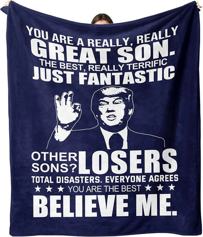 1PC Gift To Dad Thin Blanket for Father's day Anniversary Birthday Mother's Day for Mom Wife Sister Grandma Abuela Soft Throw