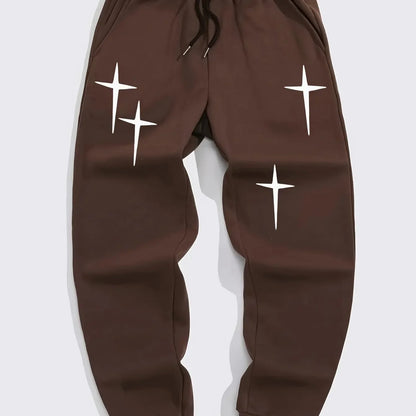 Harajuku hip-hop pants Printed Pattern Slim Men Y2K Gothic Leisure Fashion Sports Street Wear Couple Sweatpants