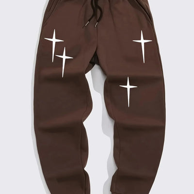 Harajuku hip-hop pants Printed Pattern Slim Men Y2K Gothic Leisure Fashion Sports Street Wear Couple Sweatpants