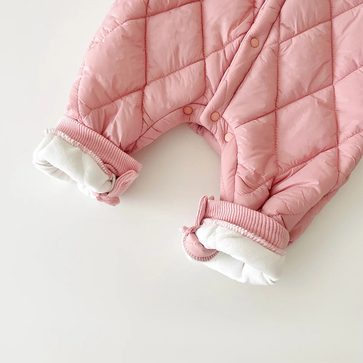 Sanlutoz Fashion Long Sleeve Baby Rompers Thicken Fleece Warm Winter Infants Clothing