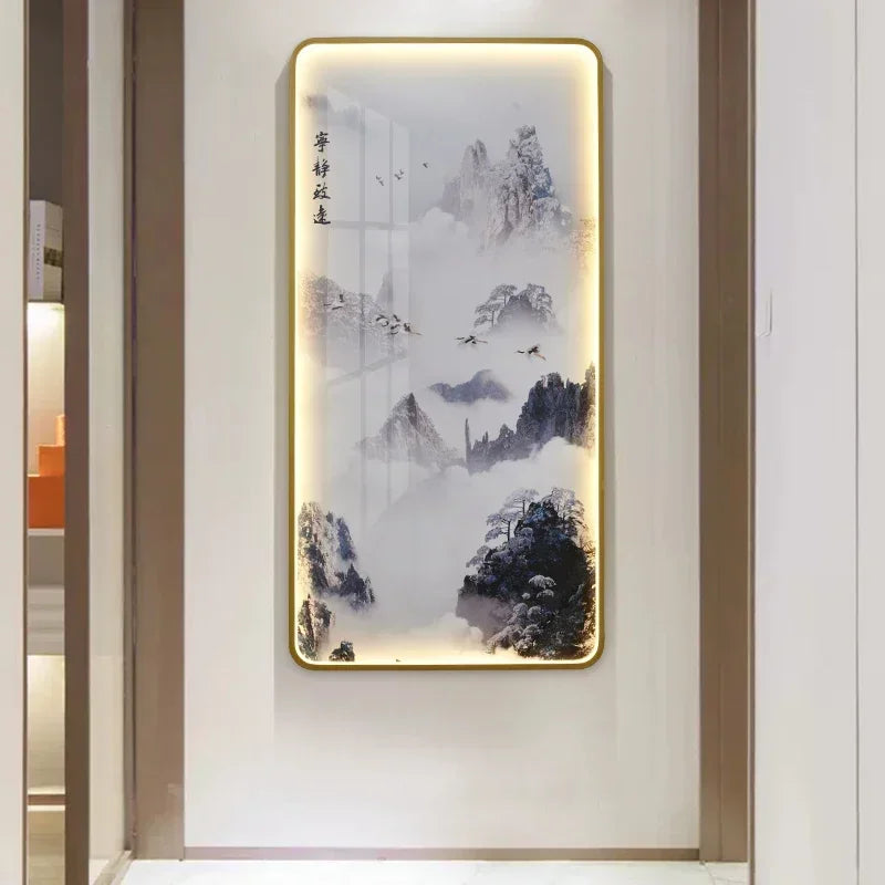 VIOLET Modern Picture Wall Light LED Chinese Creative Simple Mural Sconce Lamp For Home Living Room Study Corridor Decor