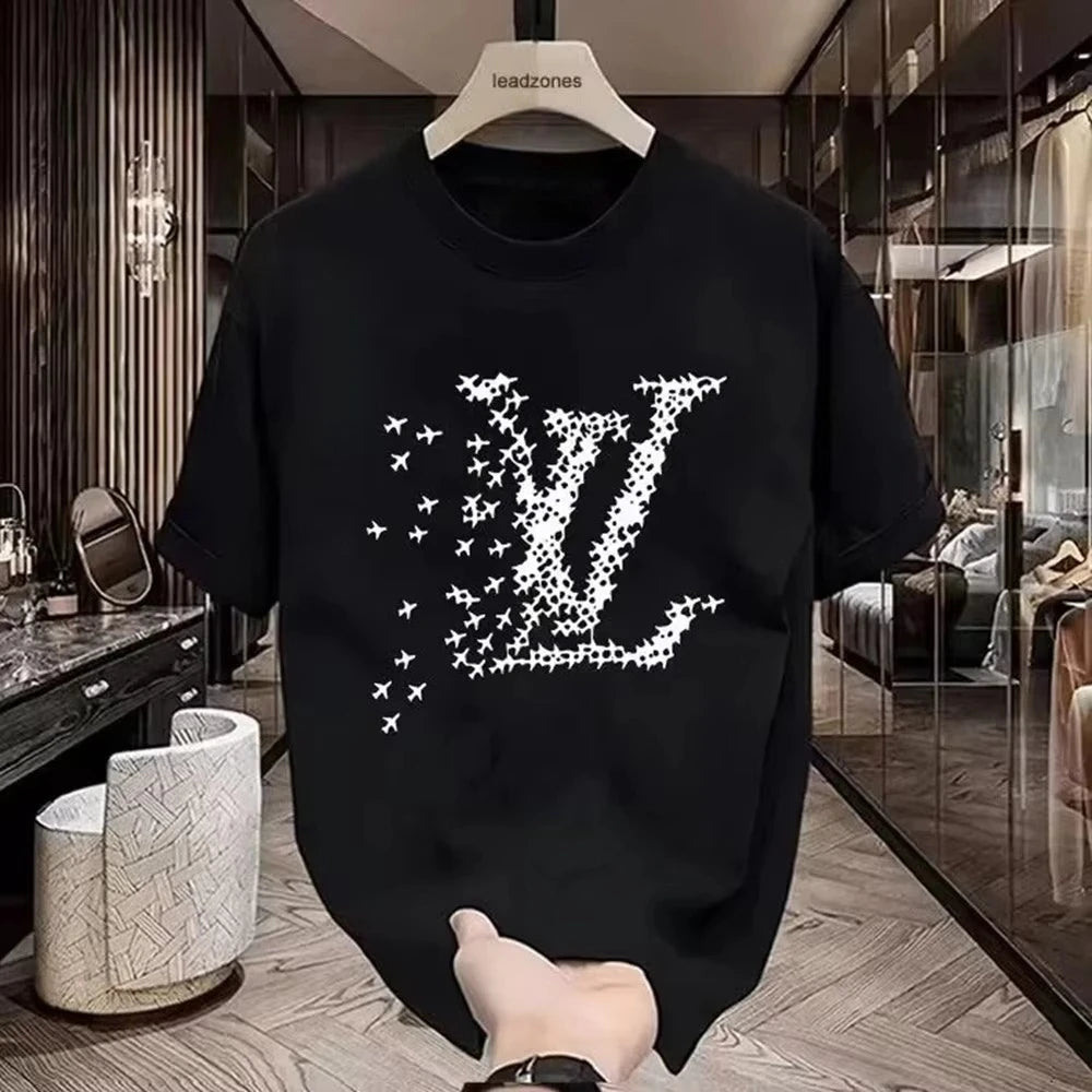 Hot Sale Men Women Casual T Shirt Designer Tees Print Short Sleeve Oversized Top Round Neck Men Women Cotton T-Shirts 71304