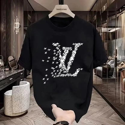 Hot Sale Men Women Casual T Shirt Designer Tees Print Short Sleeve Oversized Top Round Neck Men Women Cotton T-Shirts 71304