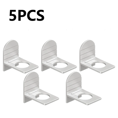 Metal Self-Adhesive Shampoo Bottle Shelf Free of Punch Shower Gel  Liquid Bottle Holder Bathroom Shelf Organizer Hook Shelves