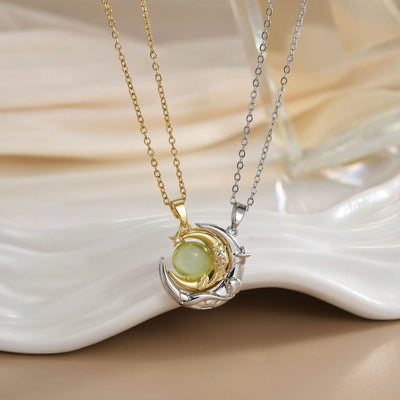 Couples Magnetic Necklaces Sun and Moon Angel Hug Heart Pendant Friendship Matching Necklaces for Birthdays Anniversaries