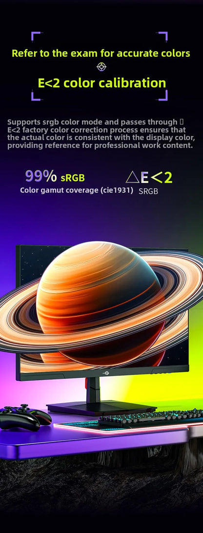 TITAN ARMY 24.5 inch Fast IPS Gaming Monitor 260Hz Hardware Low Blue Light HDR Wide Color Gamut Native 240Hz Display