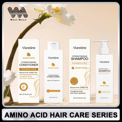 Amino Acid Shampoo and Conditioner Strengthen Hair Reduce Breakage Repair Hair Scales Anti Frizz Remove Dirt Smoothing Hair Care