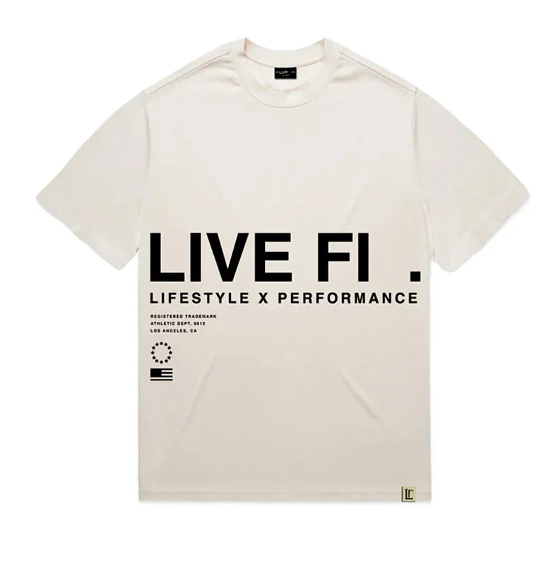 Men's Gym Summer Casual T-Shirt Fitness Running Short Sleeve Tee Tops Fashion Hip-hop Oversized Shirt Male Sweatshirt Clothing