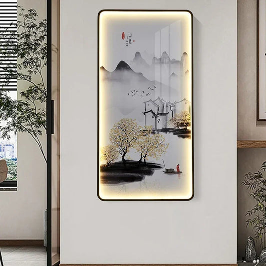 VIOLET Modern Picture Wall Light LED Chinese Creative Simple Mural Sconce Lamp For Home Living Room Study Corridor Decor