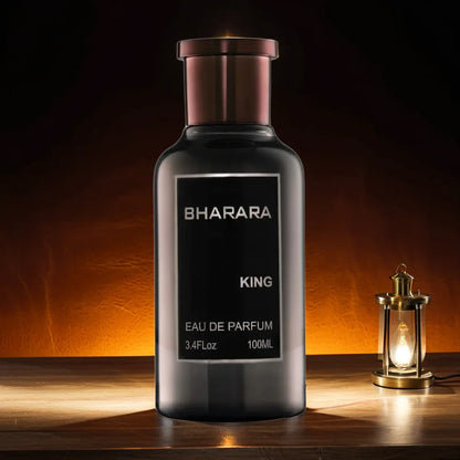 Bharara King For Men Eau de Parfum spray, 3.4 Fl Oz / 100 ML Ideal Gift Choice, (Valentine's Day, Halloween) Gifts