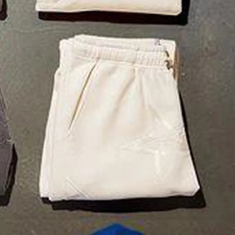 NOFS Letter Embroidery Fashion Brand Loose Oversized Hoodie Y2K Hip-Hop Streetwear women Pullovers Casual Top Pants Sportswear